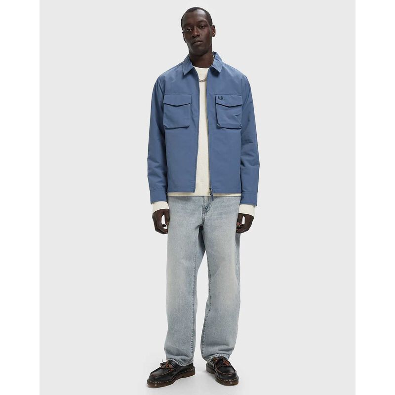 Fred Perry Ripstop Pocket Overshirt image number 3